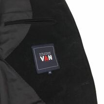 ND157 VAN JAC ヴァンジャケット 長袖 テーラードジャケット コート 上着 羽織り トップス コットン 綿100% ブラック メンズ M_画像7