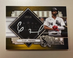 2022 Topps Five Star Silver Signatures Gold #SSEJ Eloy Jimenez 10/10 エロイ・ヒメネス