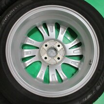 ダイハツ純正 タフト 165/65R15 2021年夏タイヤ 50%-60%山 ヨコハマ BluEarth-FE AE30 4本 4穴PCD100 4.5J +45 中古新潟_画像4