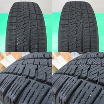 ラフェスタ 195/60R15 冬用2020年スタッドレス 65-70%山 ブリヂストンBLIZZAK VRX2 4本 5穴PCD114.3 6JJ +45 ランティス FTO CR-Z 中古新潟_画像9