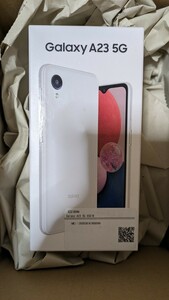 未使用 GALAXY A23 5G simフリー ホワイト