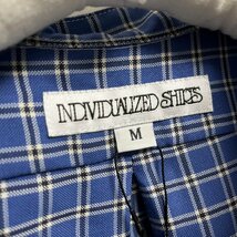 INDIVIDUALIZED SHIRTS×MAIDENS SHOP 23AW SUPER 130'S WOOL P/O GRANDPA SHIRT プルオーバーチェックシャツ_画像4