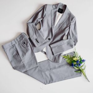 【美品】　INED イネド　フォーマル　スーツ　パンツ　灰色　グレー　7号　11号 