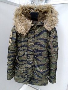 HYSTERIC GLAMOUR ヒステリックグラマー ジャケット PRIMALOFT サイズ S レディース 女性 アウター ジャンパー 上着 ファー 迷彩柄