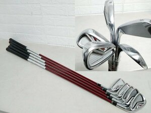 148 TaylorMade テーラーメイド R9 アイアン 5本 まとめて 男性 右きき #5 #6 #9 #S #P FLEX R Fujikura RS MOTORE 60 ゴルフ