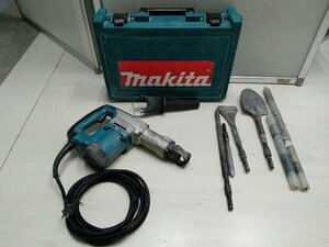 makita マキタ 電動ハンマ HM0830 石工穴あけ ハツリ 電動 ハンマ ハンマー ブルポイント スコップ 工具 ケース