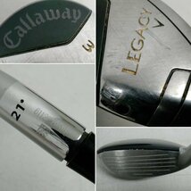 207 Callaway キャロウェイ LEGACY V #3 21度 ゴルフ クラブ ユーティリティ GS95 S200 男性 右きき ヘッドカバー_画像3