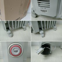 美品 Delonghi デロンギ オイルヒーター H770812EFSN 暖房器具 オイル ヒーター_画像6