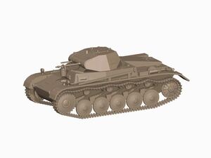 1/144 resin kit not yet painting WWⅡ Germany army tank 2 number II number tank A/B/C type Sd.Kfz.121 World Tank Museum 230919