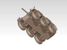 1/144レジンキット　未塗装　イギリス軍　FV601 サラディン　装輪装甲車　ワールドタンクミュージアム 【同梱可】230705_画像3