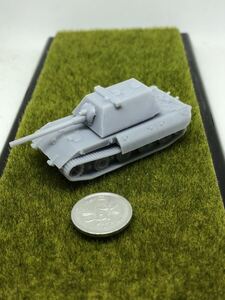 1/144レジンキット　▲未塗装 WWⅡ ドイツ軍　E-100 超重戦車　クルップ 砲塔型　128mm ワールドタンク ミュージアム　【同梱可能】