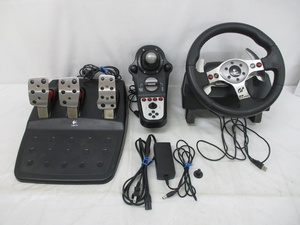 5744G Logicool ロジクール G25 Racing Wheel レーシングホイール ステアリング コントローラー PS3 デバイス 周辺機器 ゲーム機 ジャンク