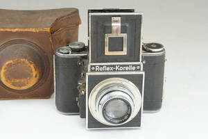 Reflex-Korelle + Schnelder-Rrauznach Radionar f=2.9 F=7.5cm 6ｘ6　ジャンク　クラシックカメラ レフレックスコレレ