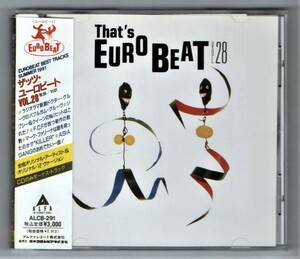 Σ 美品 16曲入 1991年 ALCB-291 CD/ザッツ ユーロビート Vol.28 THAT'S EUROBEAT/F.C.F. マーク・ファリーナ メラ ジェニー・キー