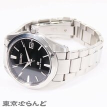 101696765 1円 セイコー SEIKO グランドセイコー 9Fクォーツ SBGV023 SS 黒文字盤 9F82-0AF0 腕時計 メンズ クォーツ_画像2