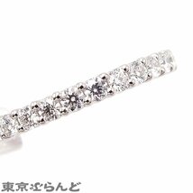 101684328 タサキ TASAKI ハーフエタニティ ダイヤ リング プラチナ Pt950 ダイヤモンド #8.5 リング・指輪 レディース 0.36ct 仕上済_画像2