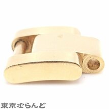 101697523 ロレックス ROLEX オイスターブレス コマ ヨットマスター 169628用 イエローゴールド K18YG 小物 レディース 12mm幅 3.0g 金無垢_画像3