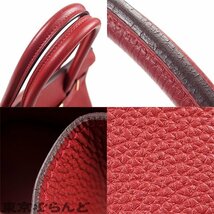 101699667 エルメス HERMES バーキン 30 A刻印 ルージュヴィフ ゴールド金具 トゴ ハンドバッグ レディース_画像6