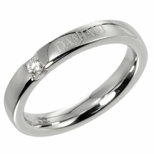  Damiani velamo-re14 number ring ring 6.3g K18 WG white gold diamond Damiani[I201823043] used 