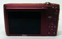 YI コ11-15 Nikon ニコン COOLPIX S3400 RED コンパクトデジタルカメラ 2005万画素 デジカメ クールピクス レッド _画像5