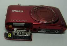 YI コ11-15 Nikon ニコン COOLPIX S3400 RED コンパクトデジタルカメラ 2005万画素 デジカメ クールピクス レッド _画像7