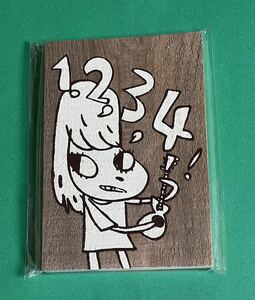 奈良美智 青森 リンゴ箱のポストカード　1,2,3,4 青森県立美術館
