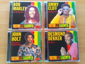 即決 Laurence Cane-Honeysett 選曲 John Holt/Bob Marley/Wailers/Jimmy Cliff/Desmond Dekker/4枚組CD Kings Of Reggae 全64曲・TROJAN