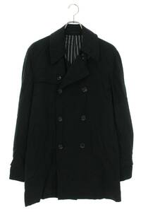 コムデギャルソンオム COMME des GARCONS HOMME HN-C007 サイズ:S AD2004 裏地ストライプウールコート 中古 BS99