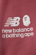 アベイシングエイプ A BATHING APE ニューバランス 001SPI231901C サイズ:XXL ダブルネームロゴ刺繍ハーフパンツ 中古 BS99_画像4