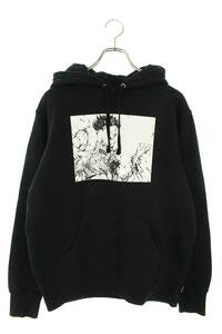 シュプリーム SUPREME 17AW Patches Hooded Sweatshirt サイズ:S アキラパッチワークプルオーバーパーカー 中古 OM10