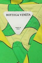 ボッテガヴェネタ BOTTEGA VENETA 22SS 679284 V1P90 サイズ:44 ウェービートライアングルオープンカラー半袖シャツ 中古 BS99_画像3