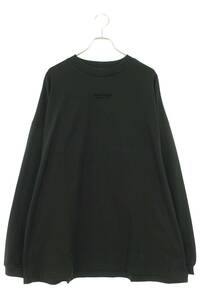 フォグ FOG ESSENTIALS L/S Tee Jet Black サイズ:L フロントロゴ長袖カットソー 中古 OM10