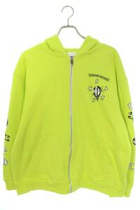 クロムハーツ Chrome Hearts HRDWR GRN HD ZIP サイズ:XL MATTY BOYバックプリントジップアップパーカー 中古 OM10