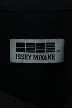 イッセイミヤケ ISSEY MIYAKE IL03FA541 サイズ:3 バイカラーポンチョ半袖シャツ 中古 BS99_画像3