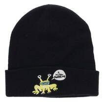 シュプリーム SUPREME 20SS daniel johnston beanie キャラクターワッペンニット帽 中古 BS99_画像1