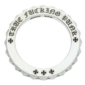 クロムハーツ Chrome Hearts TFP PNK BIG/トゥルーファッキンパンク サイズ:12号 ビックパンク/シルバーリング 中古 NO05