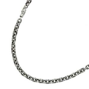  Chrome Hearts Chrome Hearts PAPER CHAIN 18/ paper chain 18inch size :18inch silver necklace used SJ02