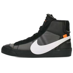 ナイキ オフホワイト NIKE OFF-WHITE BLAZER MID GRIM REAPER AA3832-001 26cm ブレーザーミッドグリムリーパースニーカー 中古 BS55