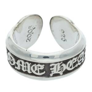 クロムハーツ Chrome Hearts SM SCROLL LABEL/スモールスクロールラベル サイズ:10.5号 シルバーリング 中古 GZ11