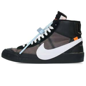 ナイキ オフホワイト NIKE OFF-WHITE BLAZER MID Grim Reaper AA3832-001 27cm ブレーザーミッドグリムリーパースニーカー 中古 BS55