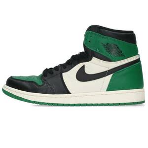  Nike NIKE AIR JORDAN 1 RETRO HIGH OG PINE GREEN 555088-302 29cm air Jordan 1 retro high o-ji- sneakers used SB01