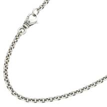 クロムハーツ Chrome Hearts NE CHAIN 18/NEチェーン18inch サイズ:18inch シルバーネックレス 中古 SJ02_画像1