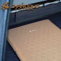 ★CHANODUG OUTDOOR★シングルサイズ★ベージュ★インフレーターマット★キャンピングマット★車中泊マット★連結可能★エアーマット★６_画像6