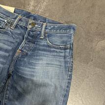 LL ▼ 履き心地抜群!! 'ボタンフライ' Abercrombie&Fitch アバクロンビーアンドフィッチ SLIM STRAIGHT デニムパンツ / ジーンズ size:W28 _画像4