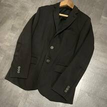 U ▼ 着心地抜群!! '裏地メッシュ生地' EMPORIO ARMANI エンポリオアルマーニ テーラードジャケット 2釦 size:50 アウター 紳士服_画像1