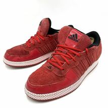 B @ 10年製 '人気モデル'『adidas アディダス』SUEDE LETHER ローカット スニーカー 28cm 履き心地抜群 メンズ 紳士靴 シューズ G21299_画像1