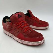 B @ 10年製 '人気モデル'『adidas アディダス』SUEDE LETHER ローカット スニーカー 28cm 履き心地抜群 メンズ 紳士靴 シューズ G21299_画像2