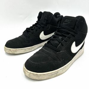 B@ 17年製 '履き心地抜群'『NIKE ナイキ』COURT BOROUGH MID SL コートバーロウミッド スニーカー 27cm メンズ 紳士靴 シューズ 844885-010