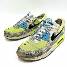 F@ 20年製 '希少デザイン'『NIKE ナイキ』 AIR MAX 90 SE エアマックス 90 WORLDWIDE ローカット スニーカー 28cm 靴 シューズ DA1342-107_画像1