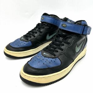 B @ 希少!! 入手困難 'ビンテージ'『NIKE ナイキ』AIR FORCE 1 MID SC エアフォース1 ベルクロ付き ハイカット スニーカー 27cm 630125 042